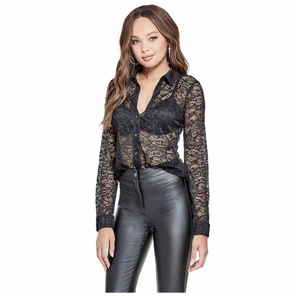 See-through blouse - Picture 1 of 9